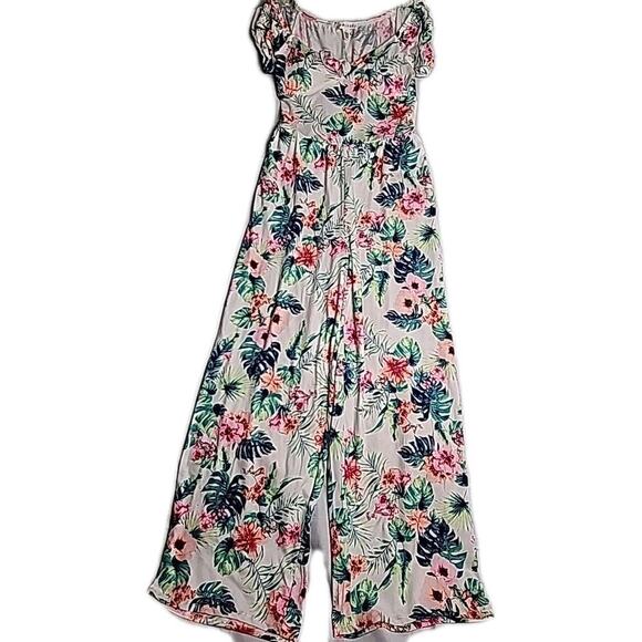 Eye Candy Pants - NWT Women's Tropical Cruise Holiday Island Romper Jumpsuit Eye Candy Size Large